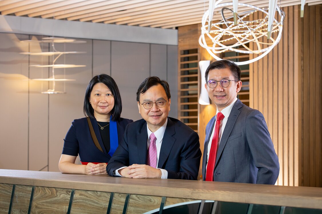 Founders of Centre for Novostics: Prof. Dennis Lo, Prof. Rossa Chiu and Prof. Allen Chan.