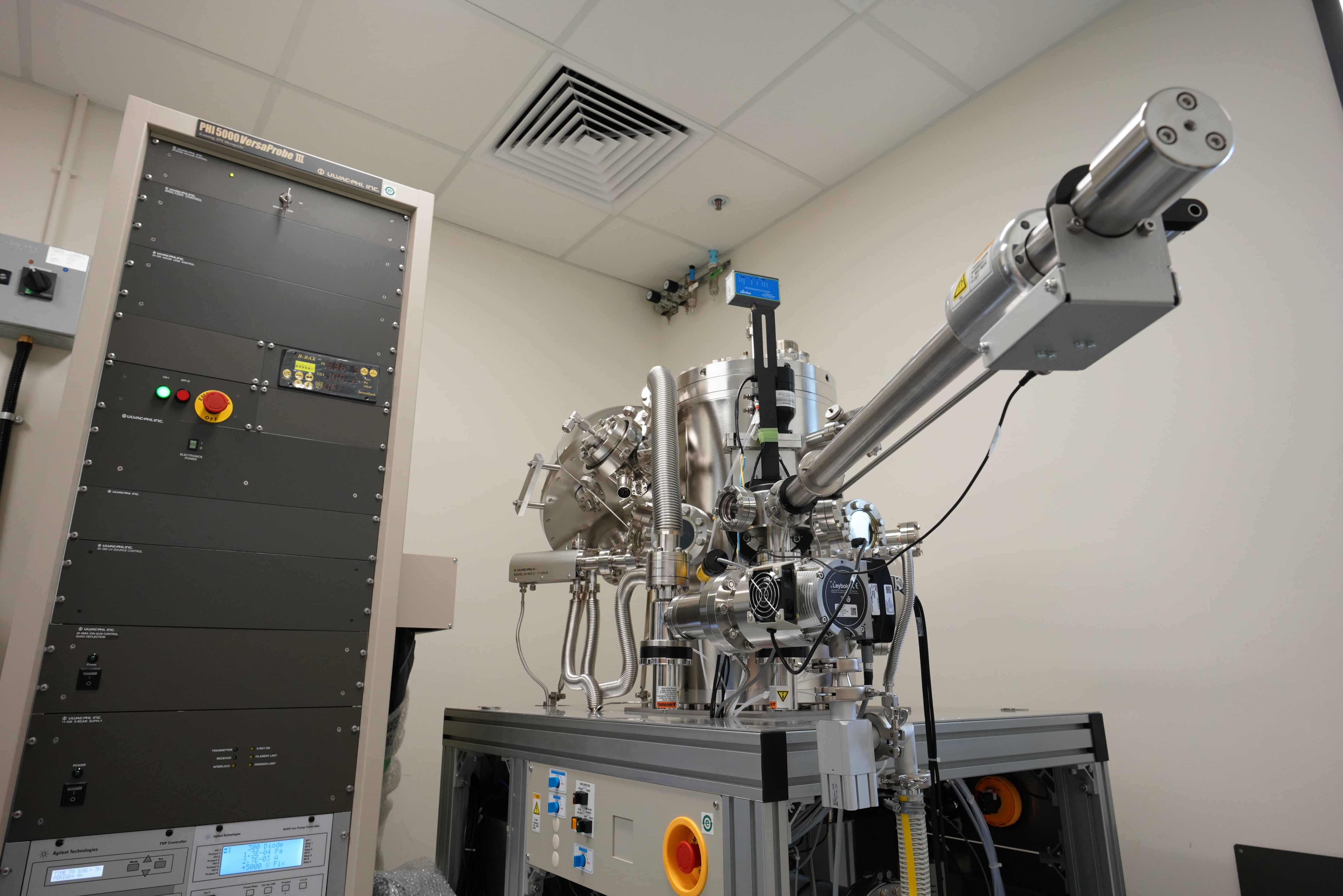 X-ray Photoelectron Spectrometer for analyzing elemental composition and chemical environment of electronic materials.